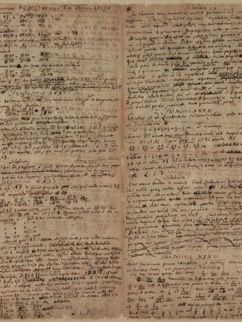 Handschrift von Leibniz.