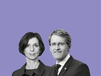 Porträt von Jutta Allmendinger und Daniel Günther.