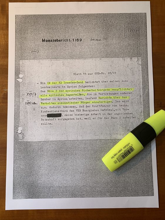 Eine Akte aus dem Stasi-Unterlagen-Archiv.