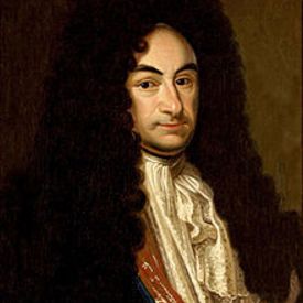 Porträt von Gottfried Wilhelm Leibniz.