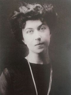 Portrait von Alexandra Kollontai.