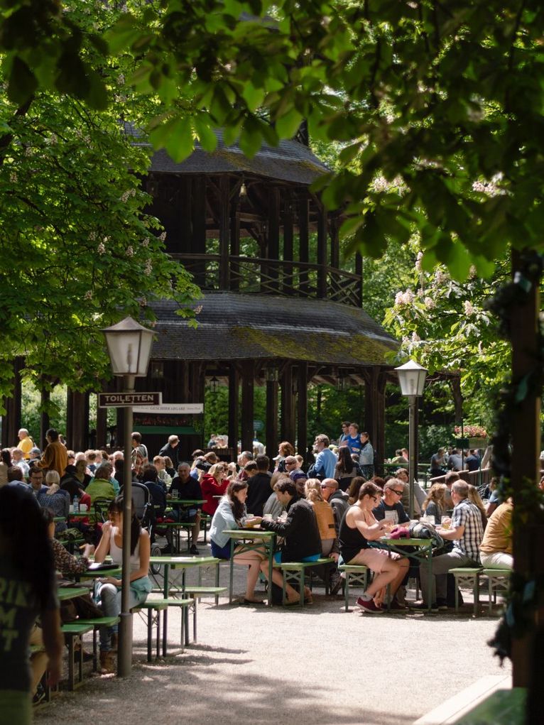 Biergarten Bier Leibniz Magazin