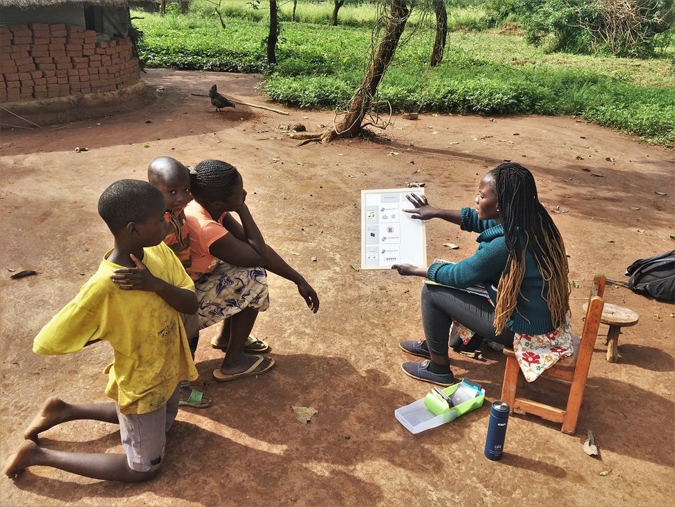 Interviewsituation in Gulu, Uganda