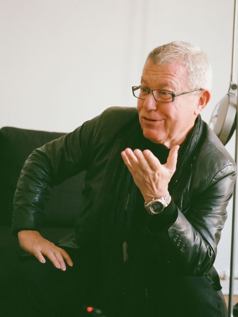 Daniel Libeskind im Gespräch.